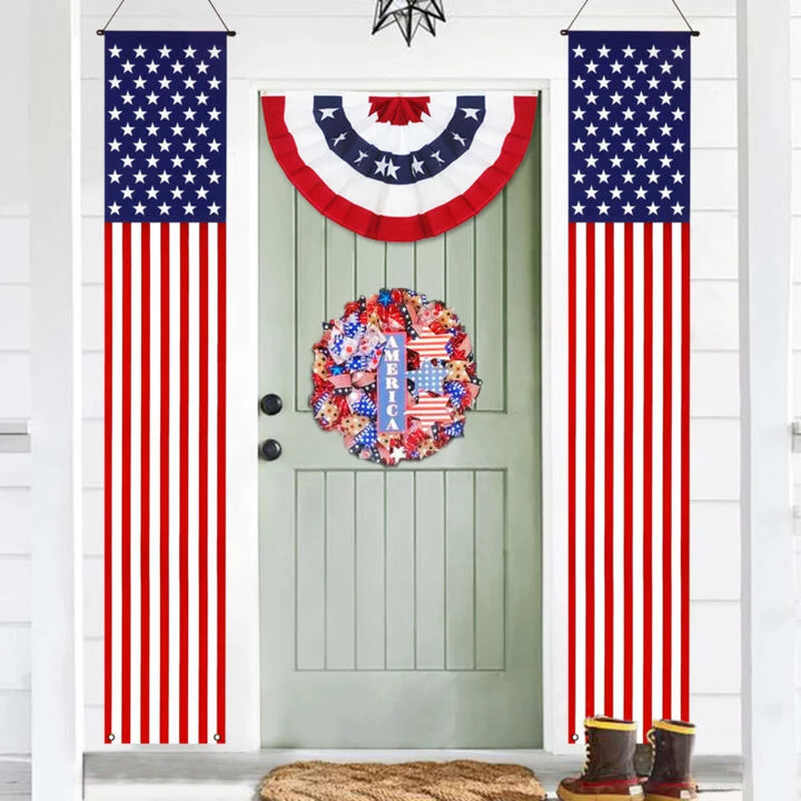 American Flag Door Banner