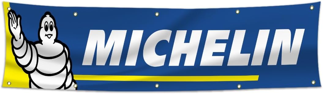 Michelins Flag Banner 2x8Ft
