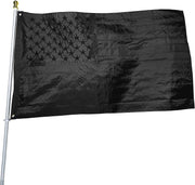 Black American Flag 2x3 ft
