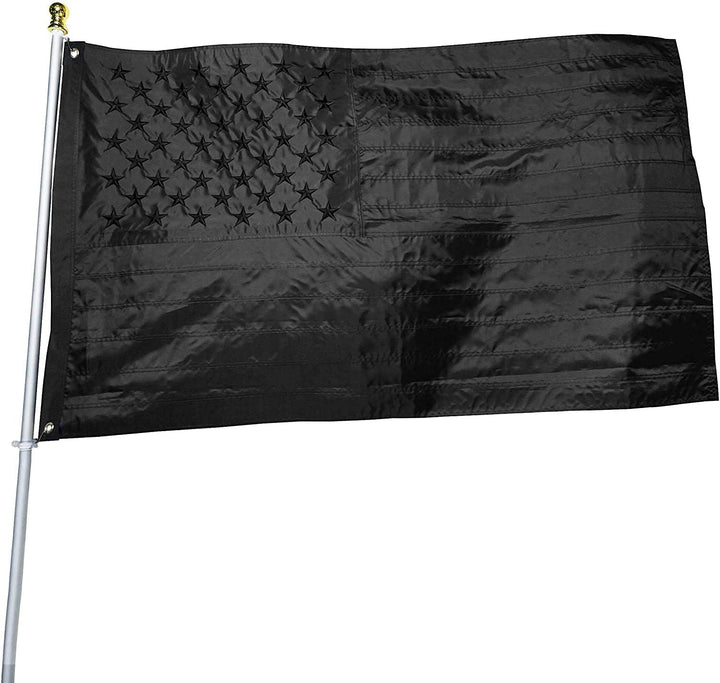 Black American Flag 2x3 ft