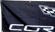 Corvette Flag Mechanic Chevy Banner 2x8ft