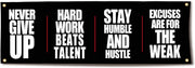 Motivational Gym Flag