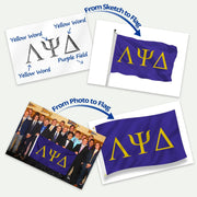 Single Sided Fraternities and Sororities Custom Flag 3 x 5 Foot