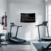 Motivational Discipline Home Gym Flag