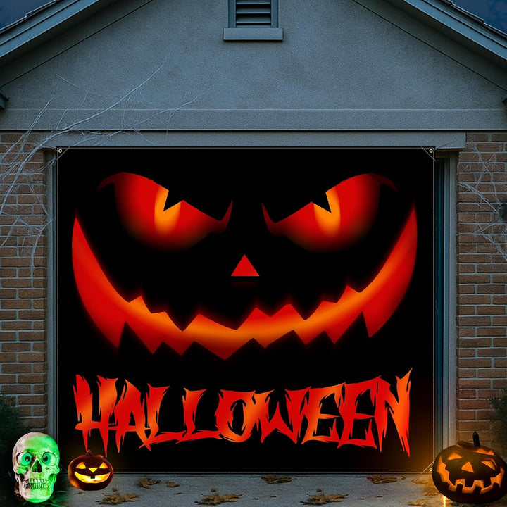 7x8ft Halloween Garage Door Cover