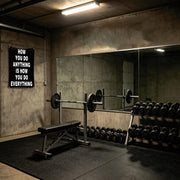 How You Do Anything Gym Flag 2x3 Ft Motivational Decor with Metal Grommets
