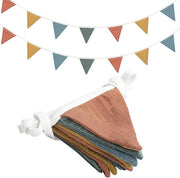 Banner Flags Nursery Garland Triangle, Warm Color