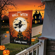 Custom Halloween Garden Flag for Outdoor Personalized Halloween Yard Flags