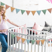 Banner Flags Nursery Garland Triangle, Warm Color