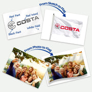 Double Sided Custom Flag 3x5 Ft For Outdoors