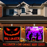 7x8ft Halloween Garage Door Cover