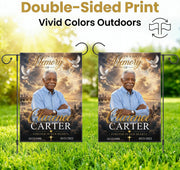 Custom Memorial Garden Flag, Personalized with Photo, Name & Date