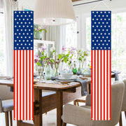 Outdoor Hanging American Flag Banners 72"x12"