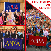 Single Sided Fraternities and Sororities Custom Flag 3 x 5 Foot