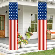 Outdoor Hanging American Flag Banners 72"x12"