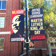 Custom Street Light Pole Banner 30 x 72 In